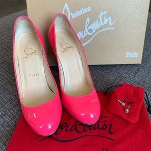 Christian Louboutin FIFI 100 patent calf heels